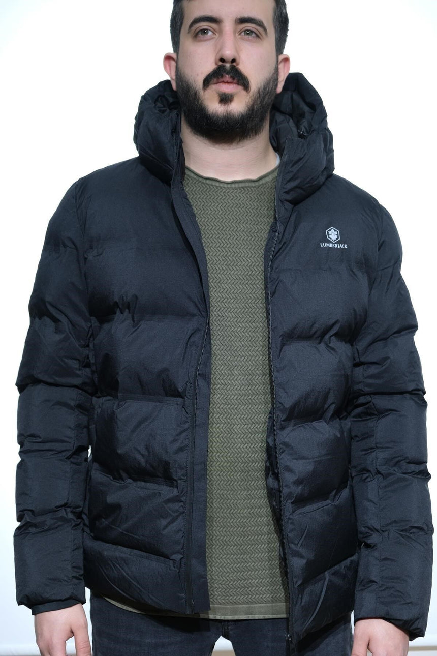 LUMBERJACK 4W ML NOLAN COAT 2SN22 4PR KISA KABAN - Siyah