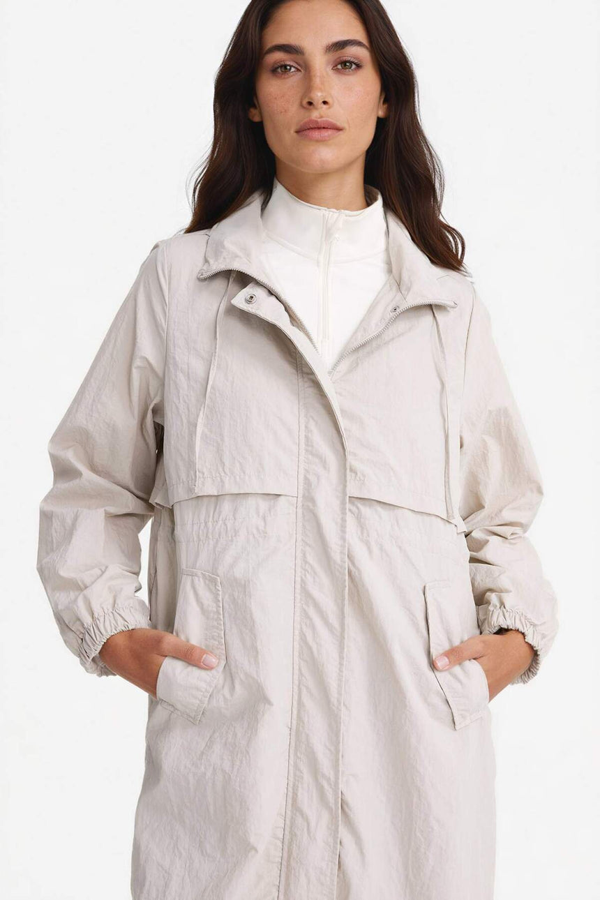 Defacto Kadın Raincoat E8554AX - Kahverengi / Kum Beji