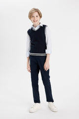 Defacto Çocuk Trousers U3254A6 - Koyu Lacivert