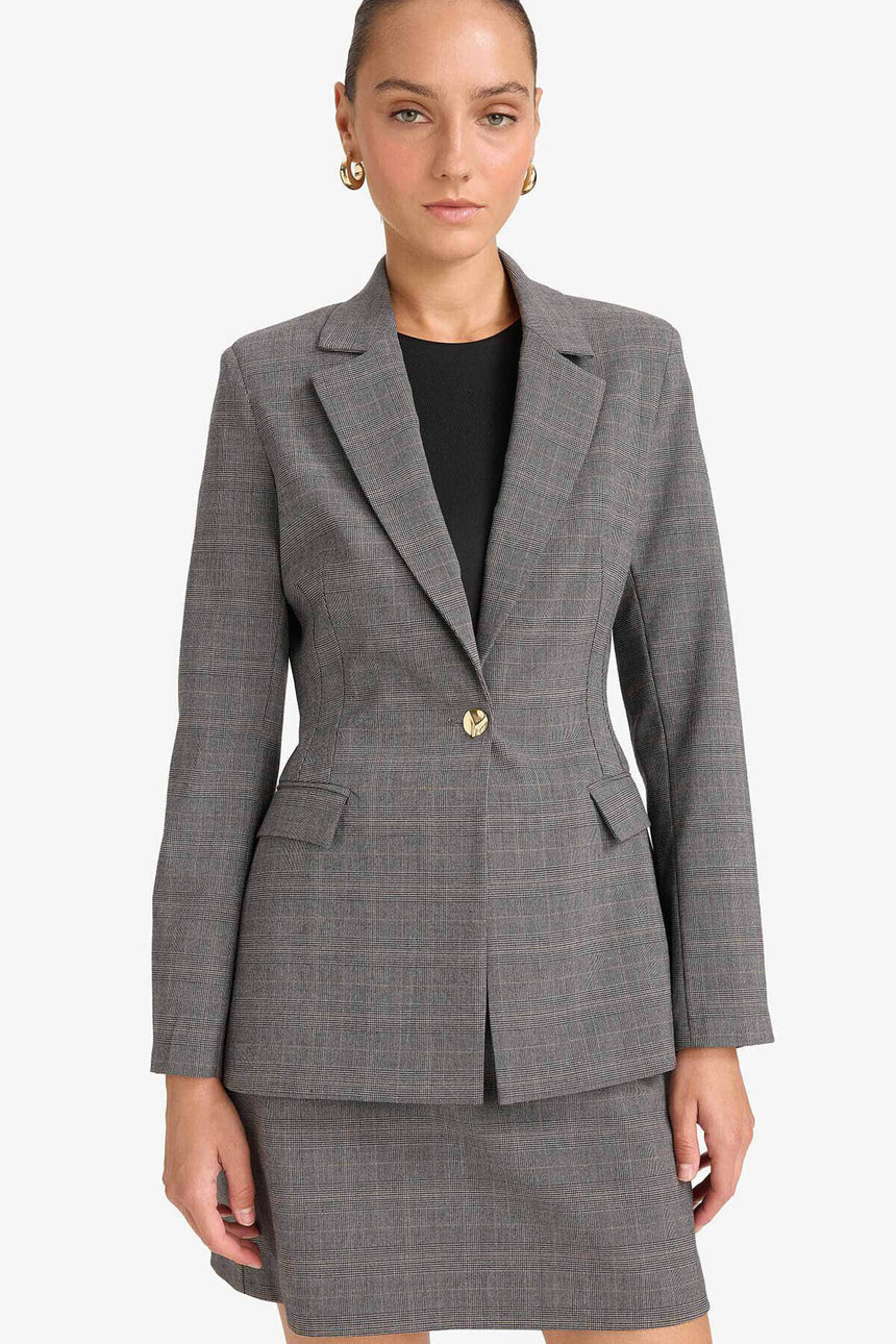 Defacto Kadın Blazer D9883Ax - Açık Gri