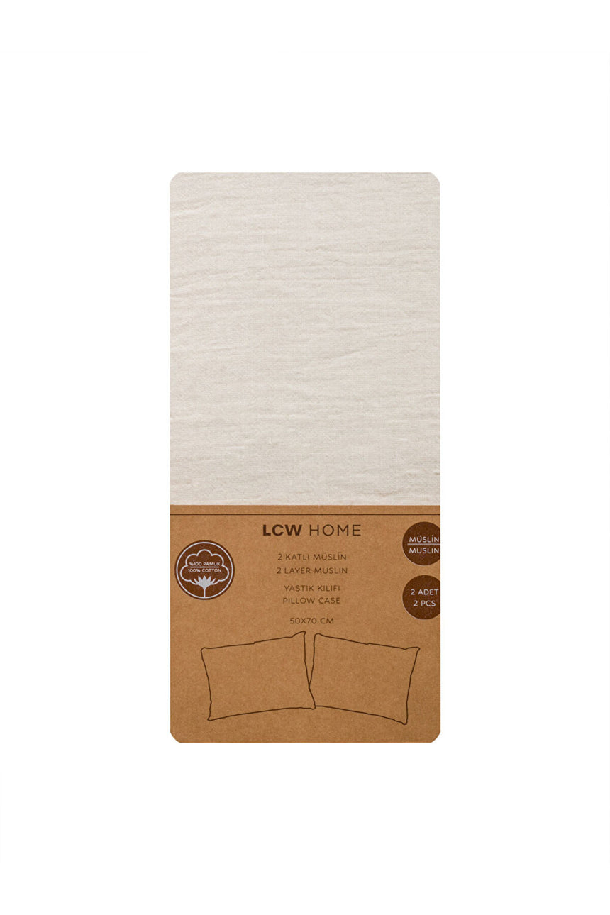 LCW HOME S60044C8 YSK,MUSLINDUZ-YS - Ekru