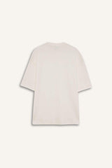 DeFacto B4844AX Erkek T-Shirt - Ekru