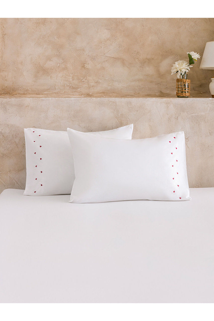 LCW HOME S61780B8 YSK,HEARTBORDURE-YS - Kırmızı