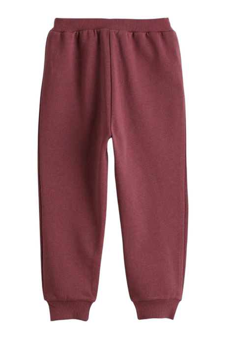 Sporline LC Waikiki bordo renkli, rahat kesim pamuklu çocuk jogger pantolon