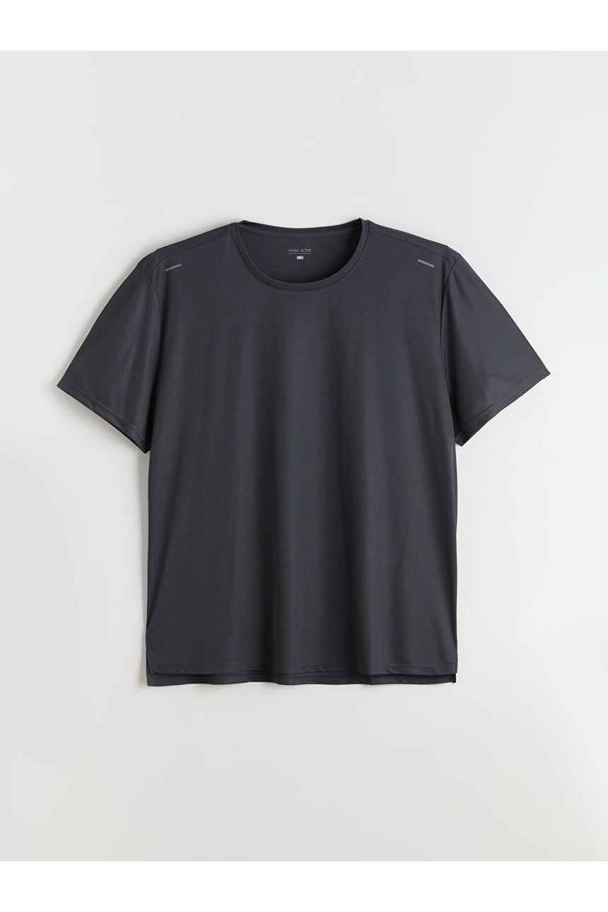 LC Waikiki Erkek Kısa Kollu T-Shirt W5LT31D8 - Koyu Gri