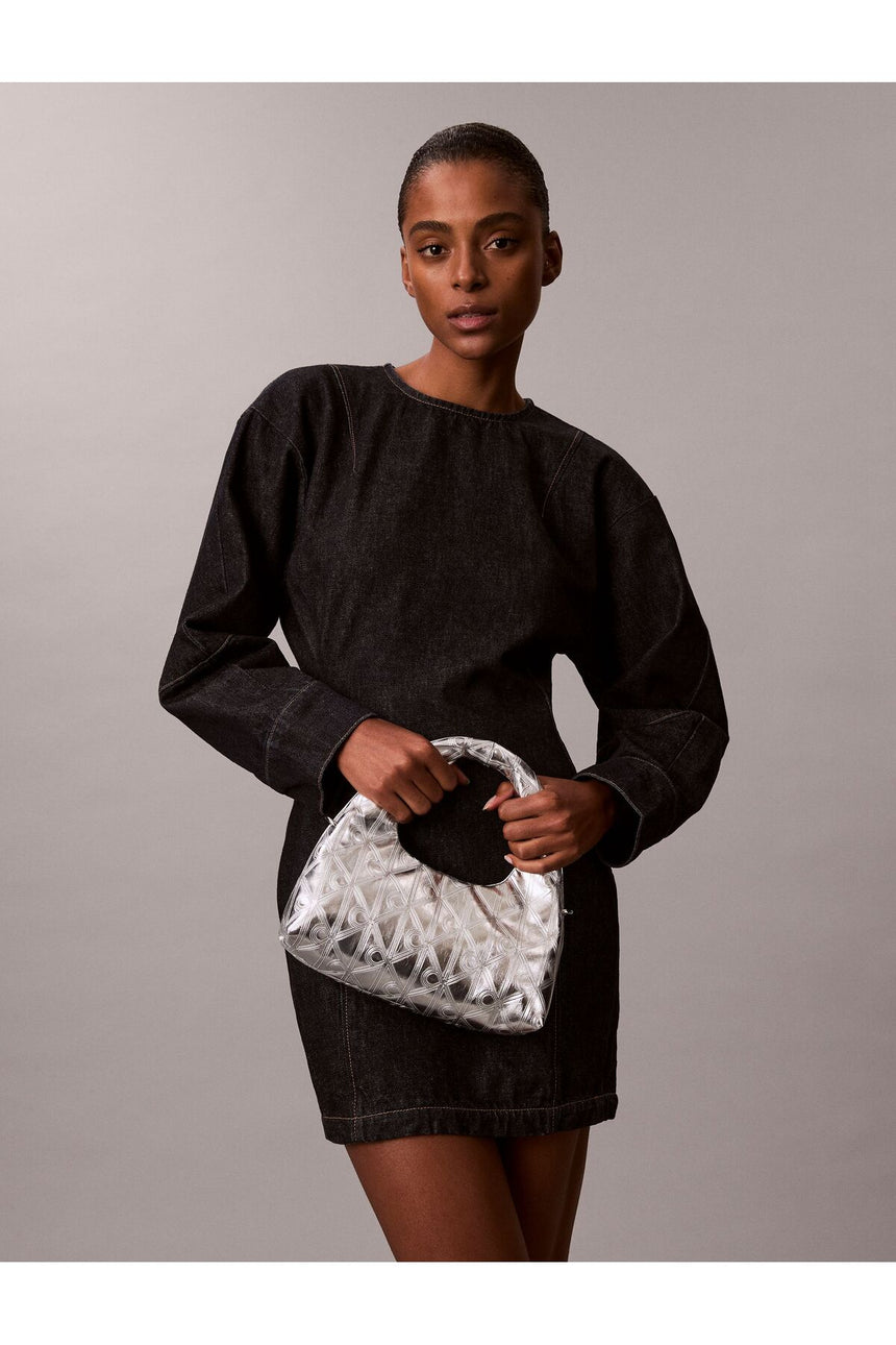 Calvin Klein Kadın PUFFY AOP MINI BAG WITH STRAP LV04F3444G - Çok Renkli