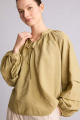 Defacto KADIN Woven Top G8788AX - Açık Haki Yeşili