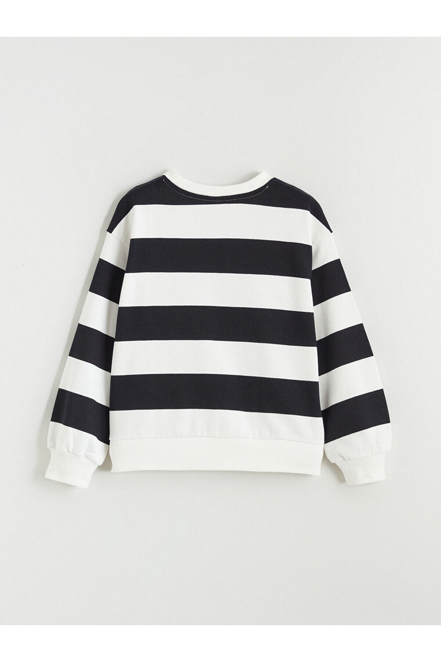 LC Waikiki Çocuk Sweatshirt W5O853D4 - Siyah