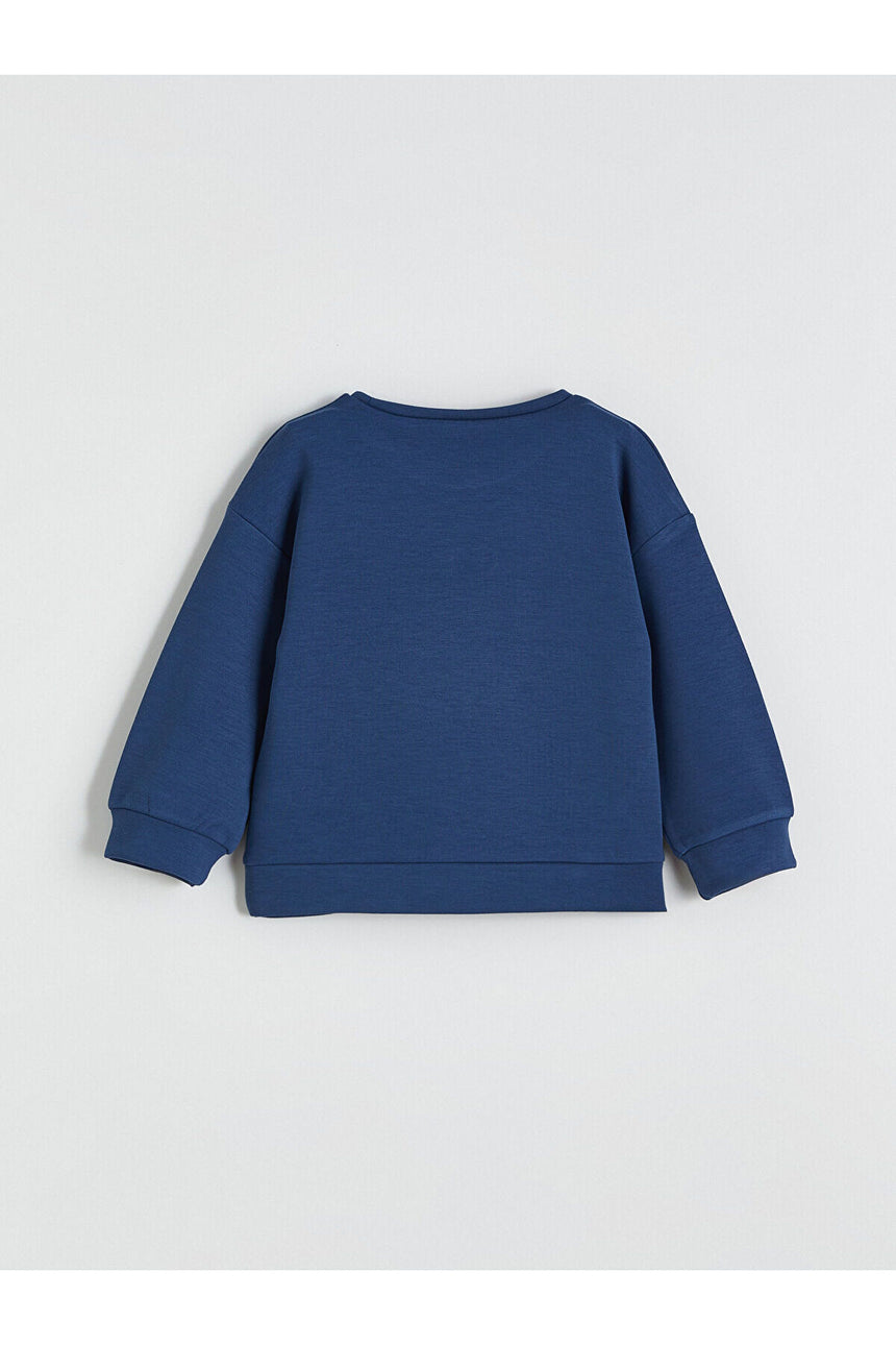 LC Waikiki Çocuk Sweatshirt W5NC13B1 - Çivit Mavisi