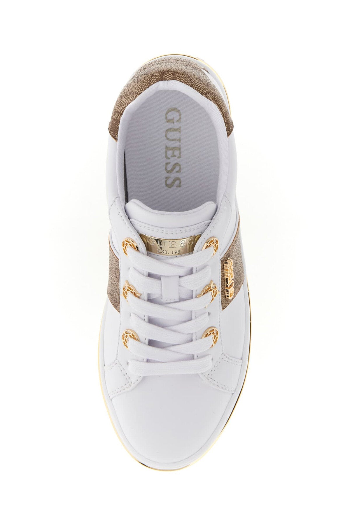 Guess Stew Kadın Casual Ayakkabı FLPSTWFAL12 - Bej/Kahverengi