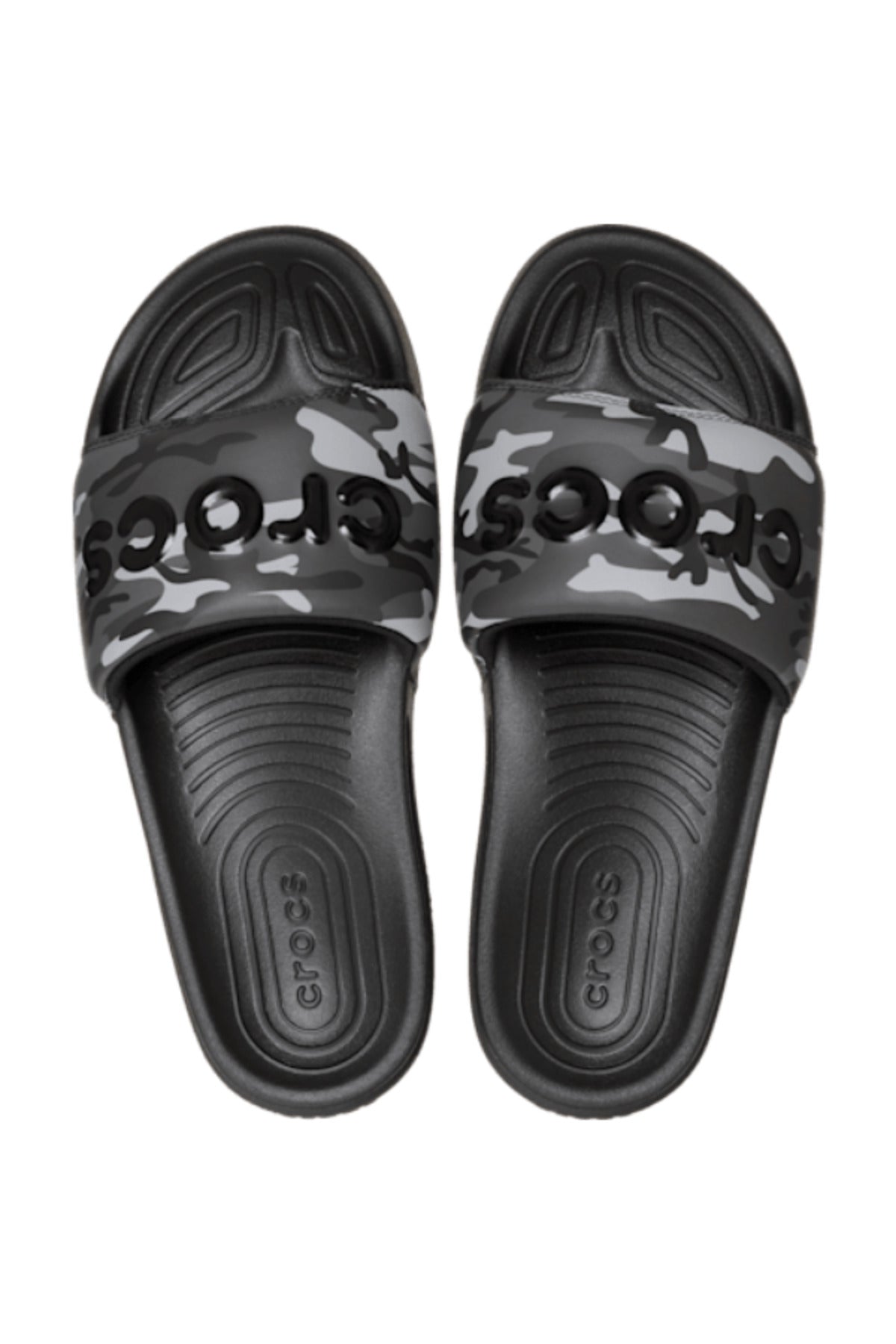 Crocs All Day Camouflage Slide Erkek Terlik 211863 - Siyah/Yeşil