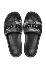 Crocs All Day Camouflage Slide Erkek Terlik 211863 - Siyah/Yeşil