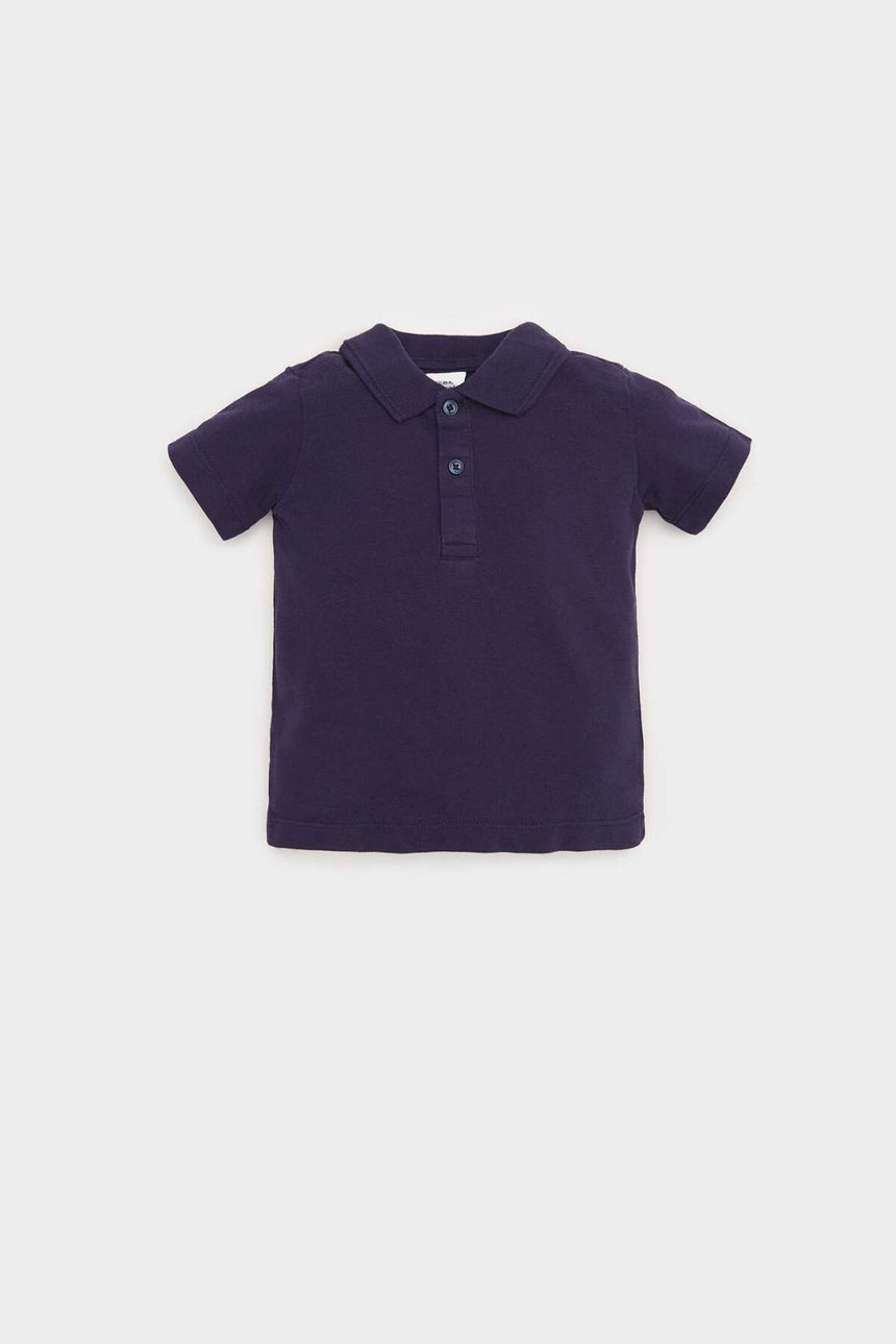 Defacto Çocuk Short Sleeve Polo T-Shirt B7007A5 - Koyu Lacivert