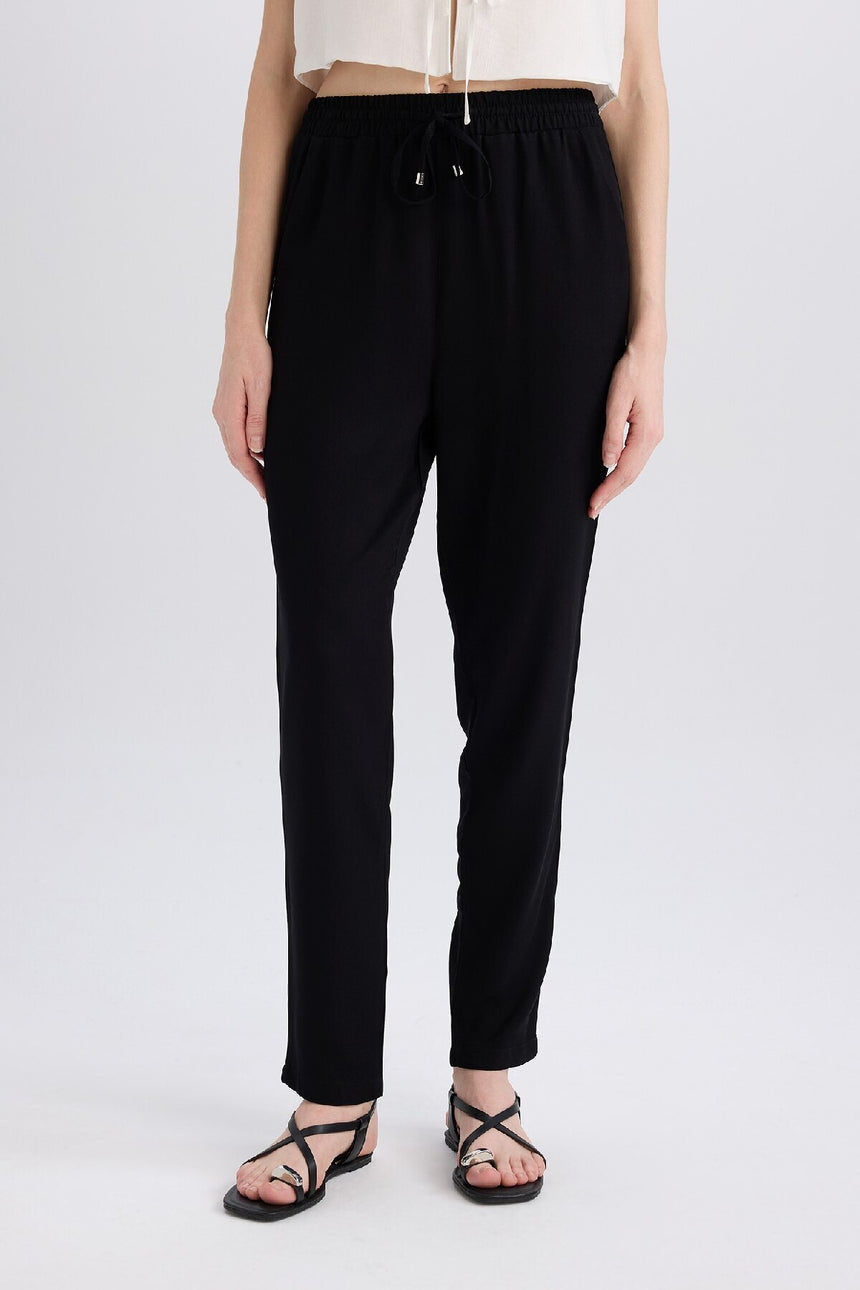 Defacto Kadın Trousers L3164Az - Siyah