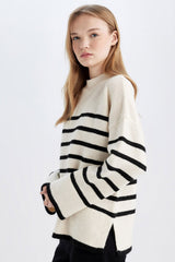 Defacto Kadın Pullover A7047Ax - Ekru