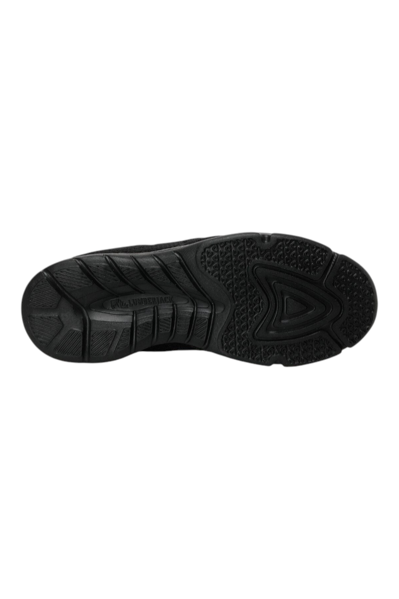 Sporline Lumberjack Liponis siyah kadın sneaker ayakkabının alt taban görünümü