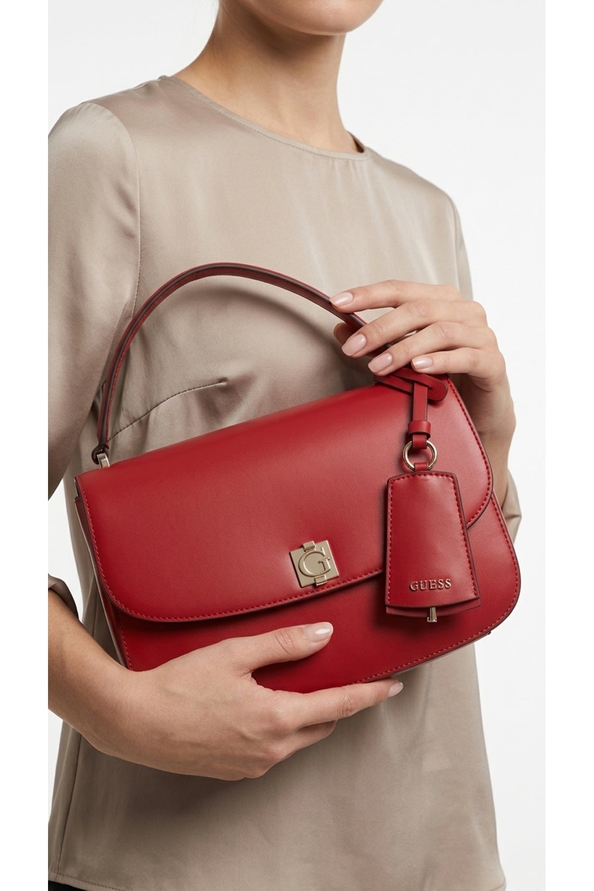 Guess Audrey Kadın El Çantası HWVG9734210 - Kahverengi