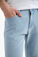 Defacto Erkek Denim E1936AX - Açık Mavi