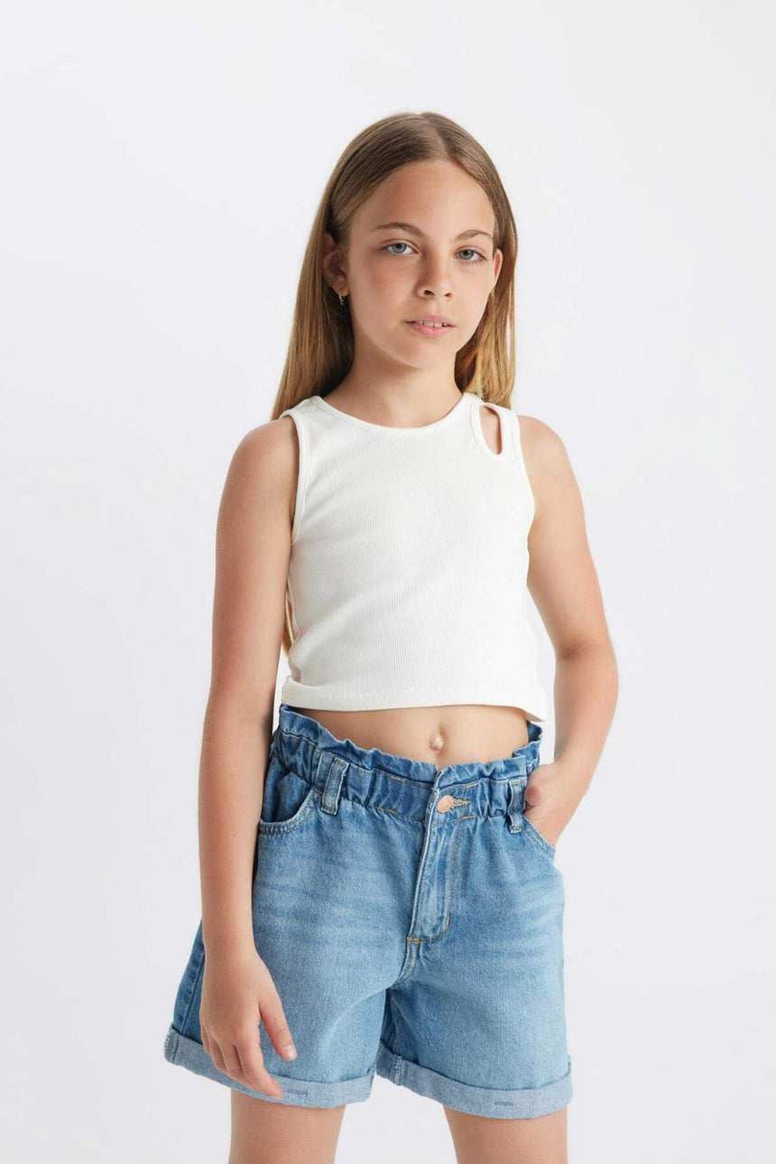 Defacto Çocuk Short B8113A8 - Açık Mavi