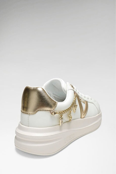 GUESS KADIN EBETTS FLTBTTLEA12 - Beyaz/ Altın Rengi