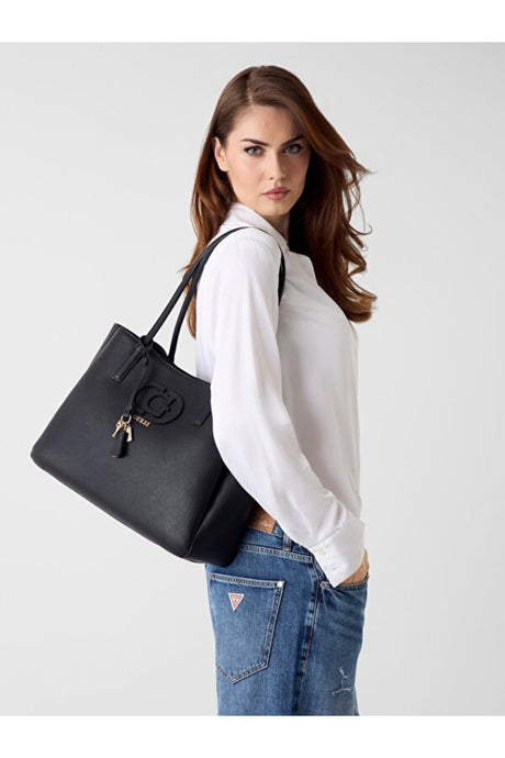 GUESS KADIN ISOLA MULTI COMP TOTE HWBG9905230 - Mavi