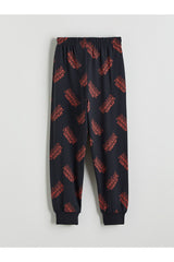LC Waikiki Çocuk Pijama Takımı W5NV32B4 - Antrasit