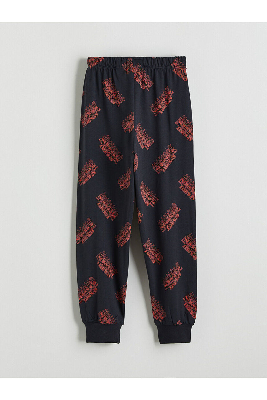 LC Waikiki Çocuk Pijama Takımı W5NV32B4 - Antrasit