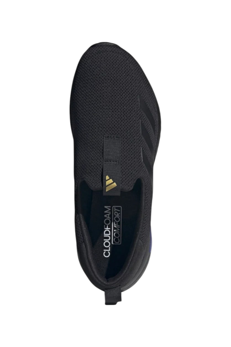 Sporline adidas Cloudfoam Move siyah erkek sneaker, üstten görünüm, %100 tekstil malzeme ve konforlu iç taban.