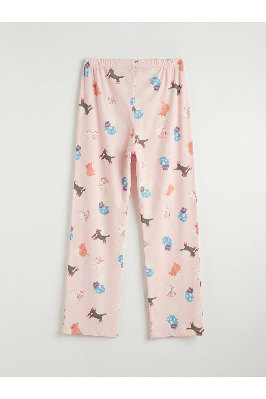LC Waikiki Kadın Hamile Pijama Takımı S6H743B8 - Pembe
