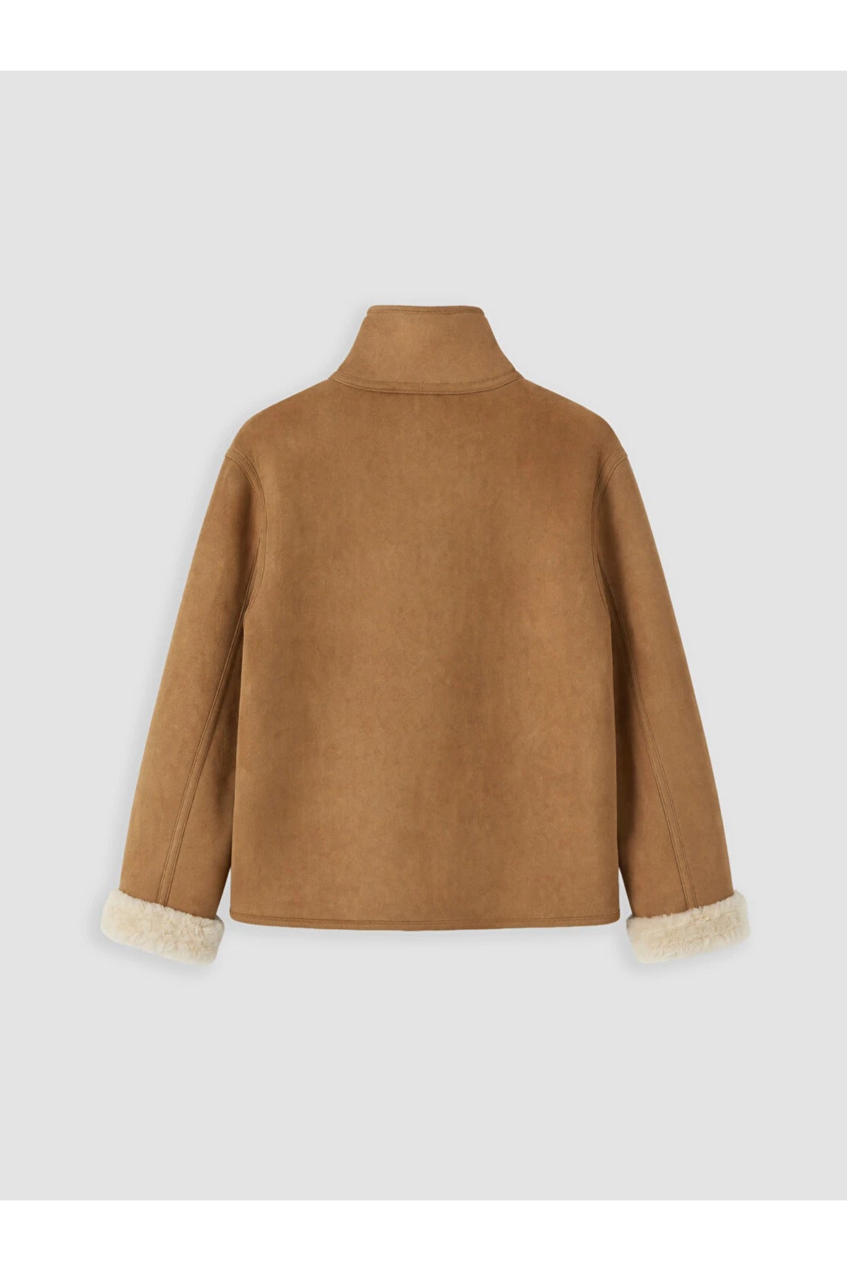 LC Waikiki Kadın Oversize Süet Görünümlü Mont W6BF71B8 - Kahverengi