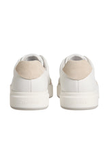 Calvin Klein Kadın BASKET CUPSOLE LACEUP LTH MIX YW0YW02023 - Beyaz
