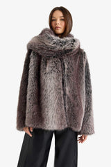 Defacto Kadın Faux Fur F5566Ax - Gri