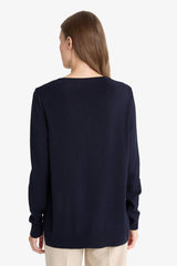 Defacto Kadın Pullover E9145AX - Koyu Lacivert