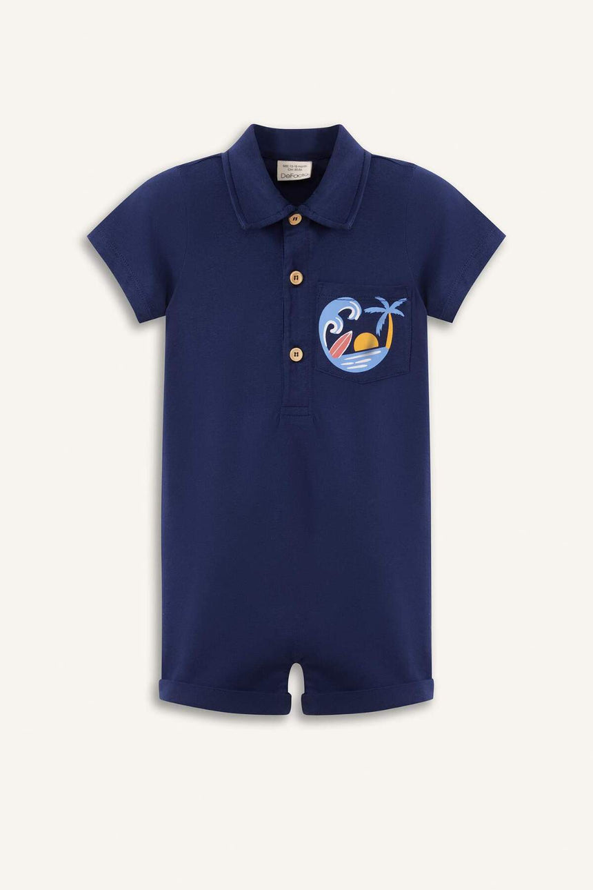 Defacto Çocuk Overalls C5916A5 - Koyu Lacivert