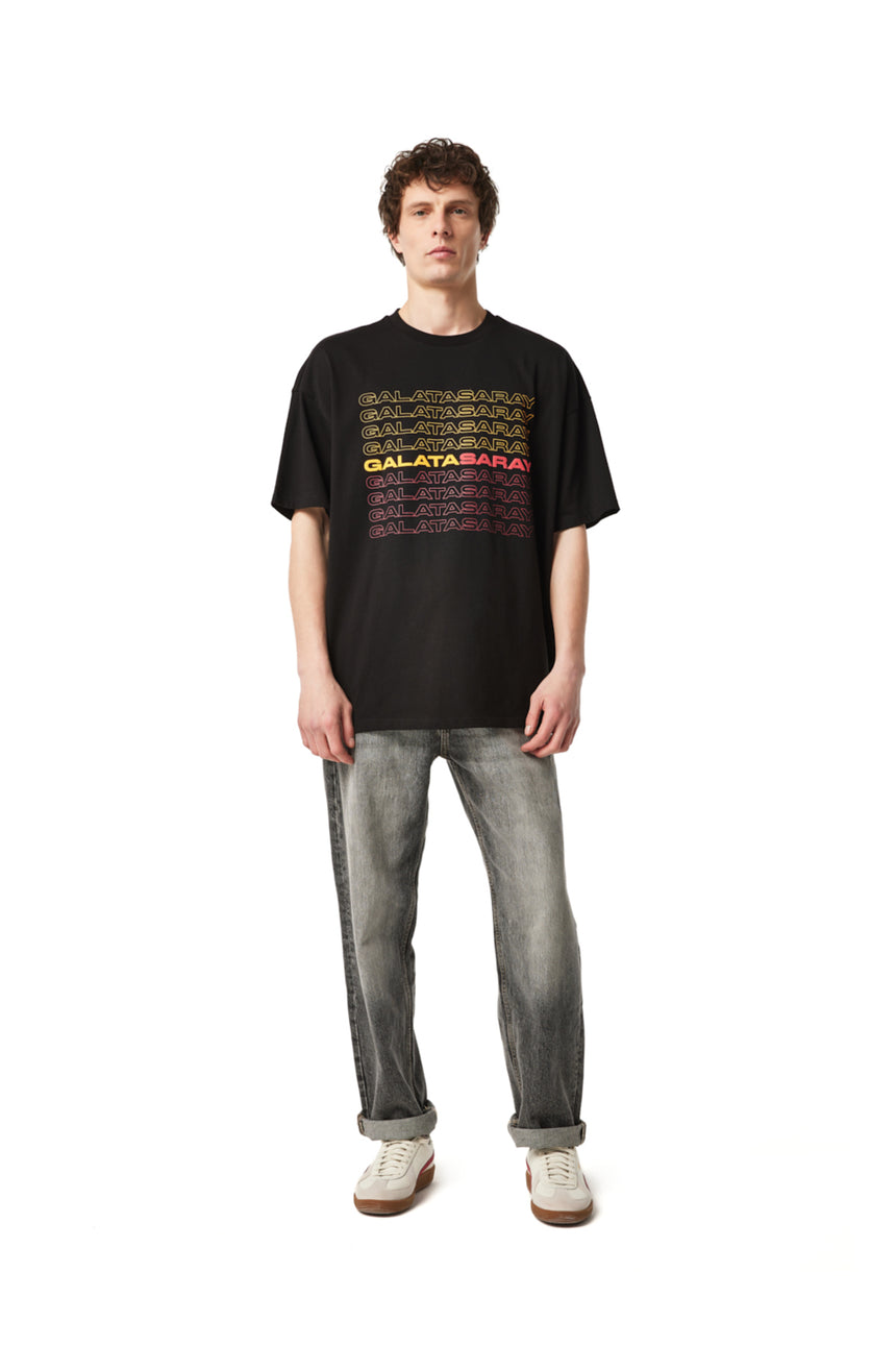 Galatasaray Erkek T-Shirt E251065 - Siyah