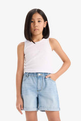 Defacto Çocuk Short B8113A8 - Açık Mavi