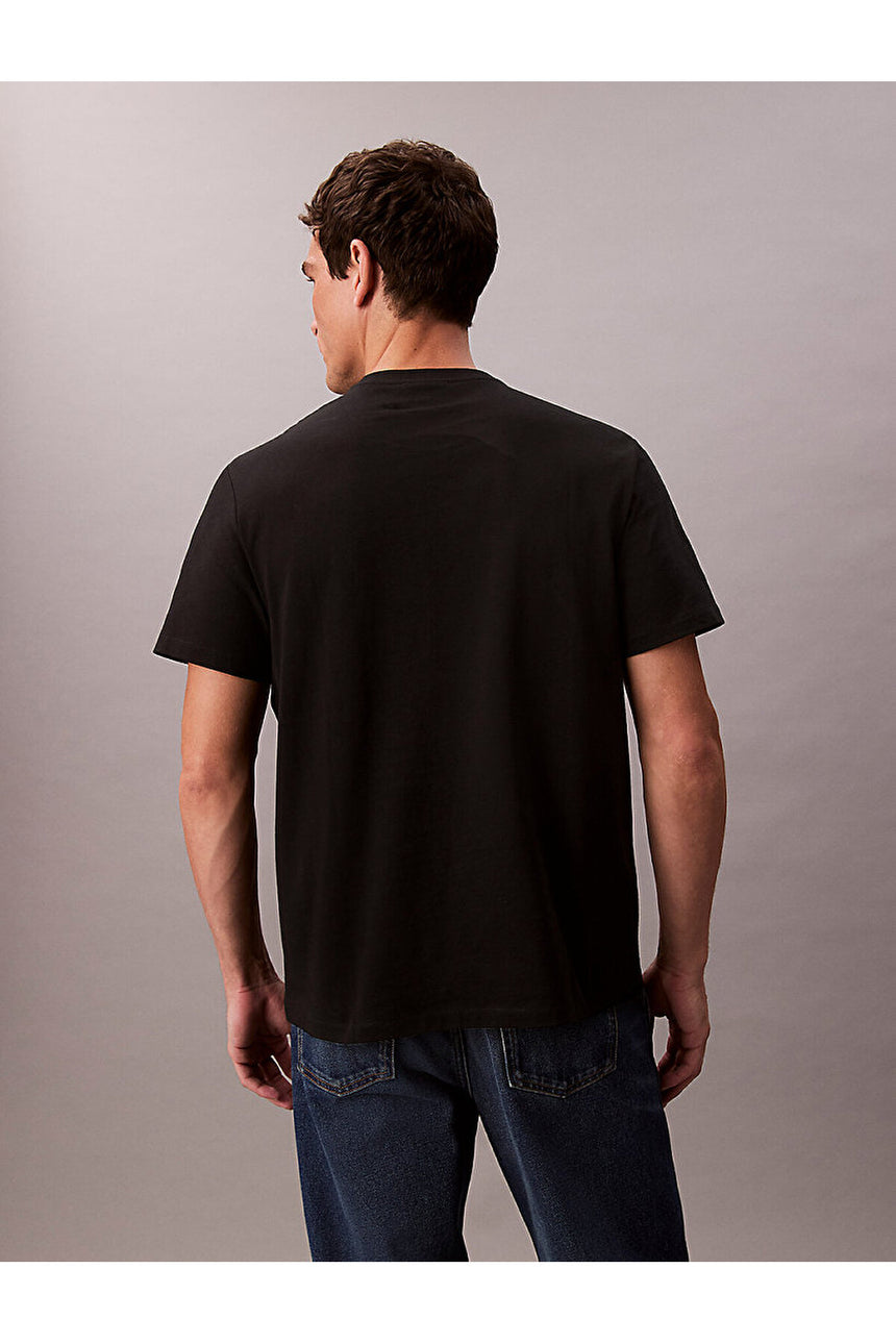 Calvin Klein Erkek SS EASY MONOGRAM TEE LV04RC275G - Siyah