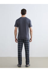 LC Waikiki Erkek Pijama Takımı S66351O8 - Antrasit