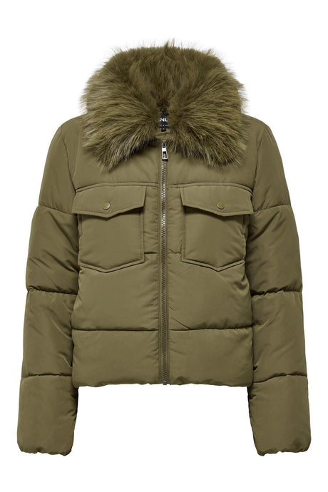 ONLY ONLERIKA MIX JACKET LIFE CC OTW 15322000 - Orta Kahverengi