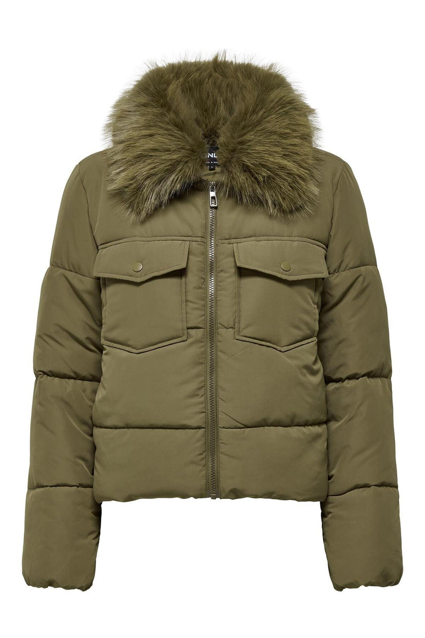ONLY ONLERIKA MIX JACKET LIFE CC OTW 15322000 - Orta Kahverengi