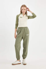 Defacto Kadın Trousers Z7072AZ - Açık Haki Yeşili