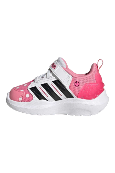 Sporline adidas Lightorama RNR Minn açık pembe çocuk sneaker, suni deri detaylı ve beyaz puantiyeli spor ayakkabı