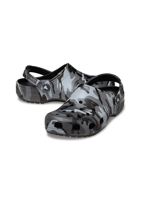 CROCS Classic Camouflage Clog 211936 - Siyah-Yeşil