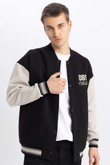 DeFacto Erkek Oversize Hırka A5018AX - Siyah