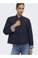 ONLY ONLSALSA QUILTED JACKET CC OTW 15373694 - Koyu Mavi
