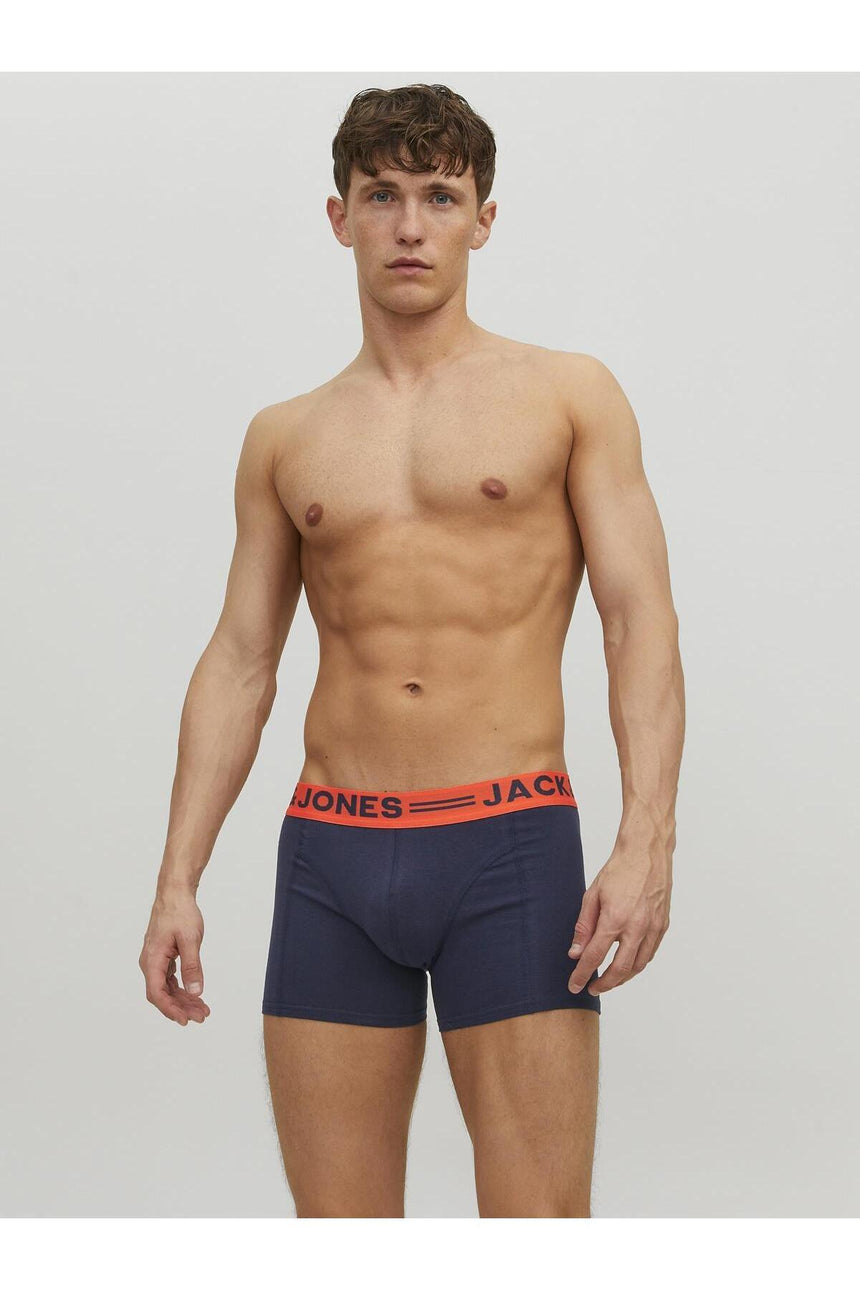 JACK&JONES JORVESTERBRO SWEAT QUARTER ZIP HN NOOS 12147592 - Koyu Kırmızı