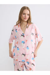 LC Waikiki Kadın Hamile Pijama Takımı S6H743B8 - Pembe