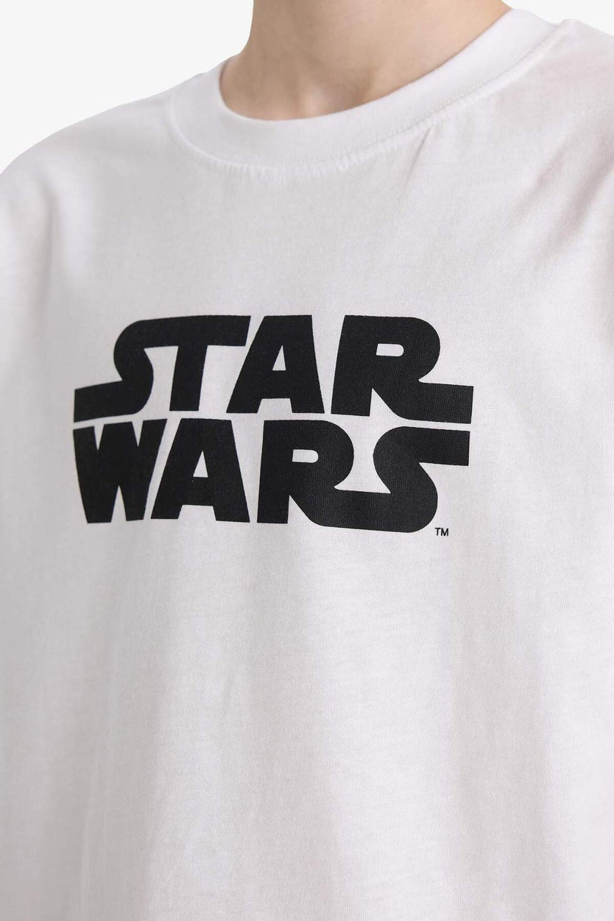 Defacto Çocuk Short Sleeve T-Shirt E4825A8 - Beyaz
