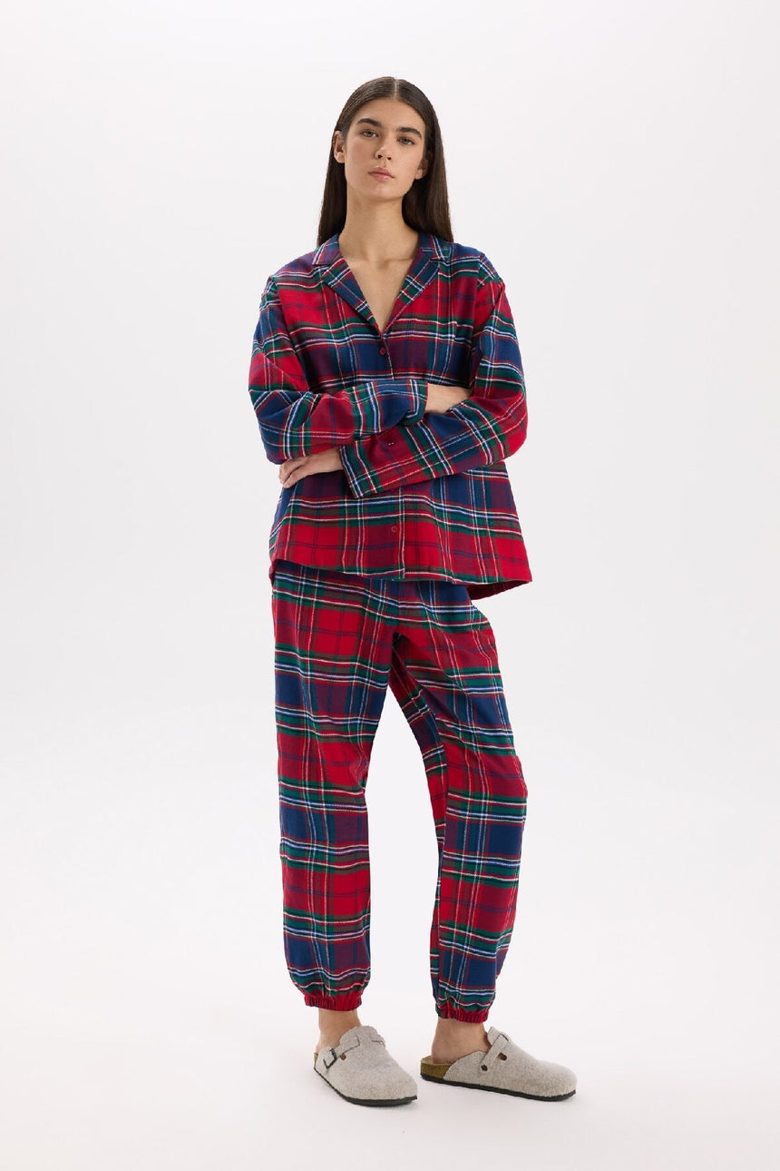 Defacto Kadın Woven Bottoms X9052AZ - Kırmızı