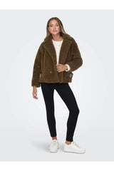 Only Jacket 15294075 - Koyu Kahverengi